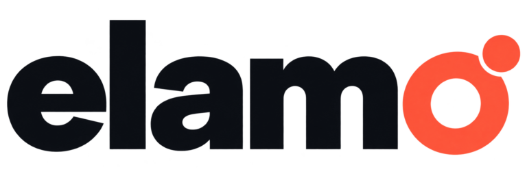 elamo logo korallringiga otsatähega